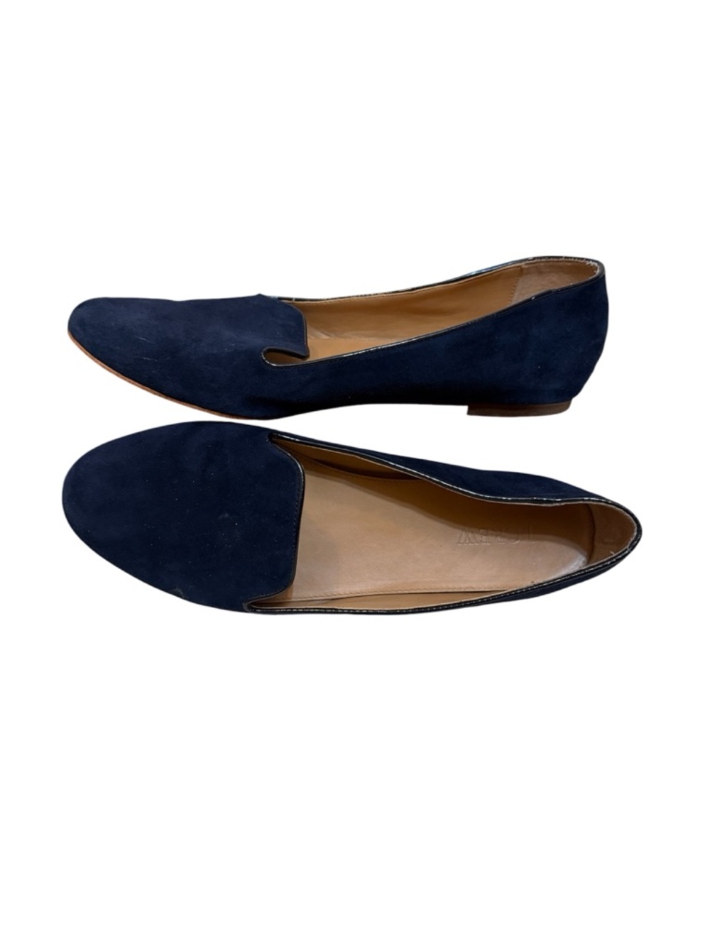 J. Crew Navy Suede Loafers